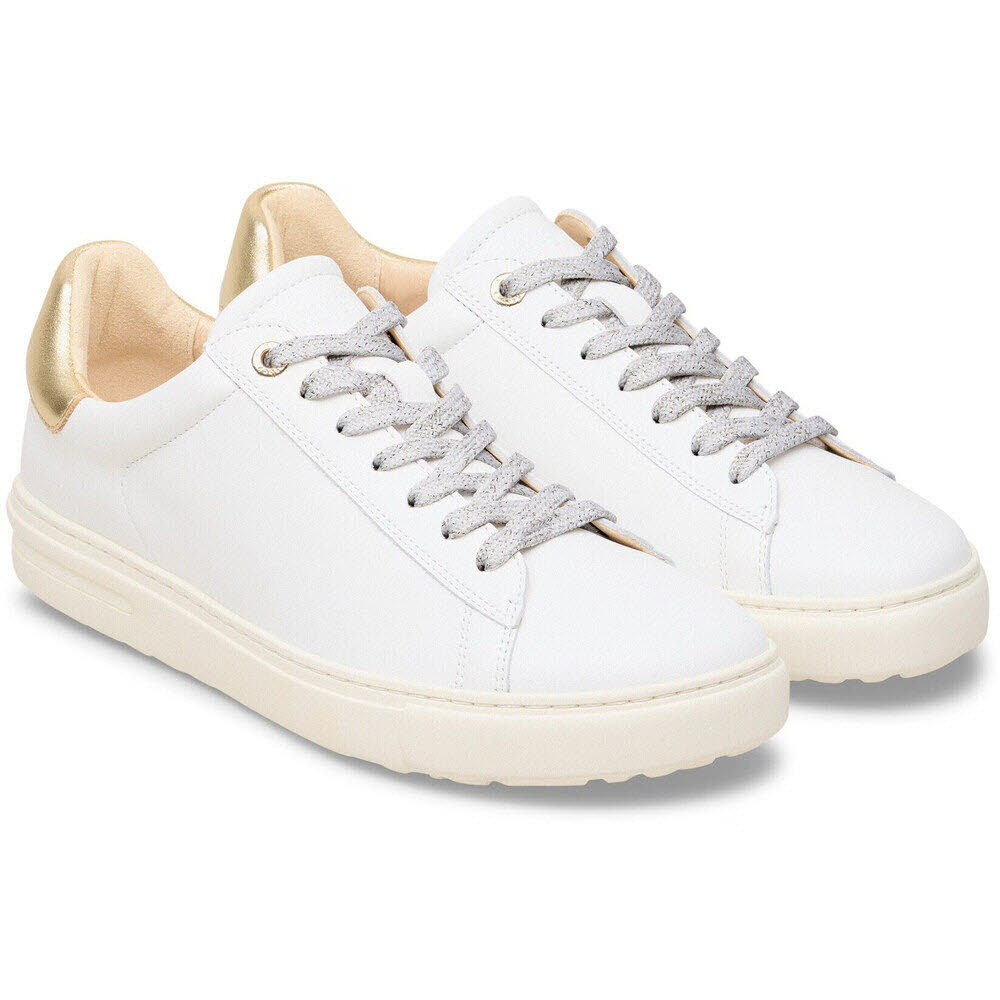Birkenstock Bend Low Metallic LENA White / Met. Gold
