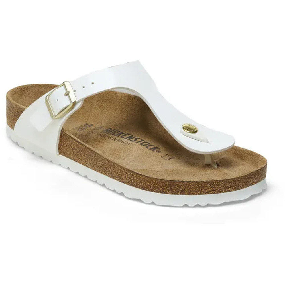 Birkenstock Gizeh BF Patent White Bild 1