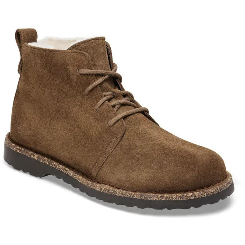 Birkenstock Uppsala Mid Shearling LEVE Dark Tea